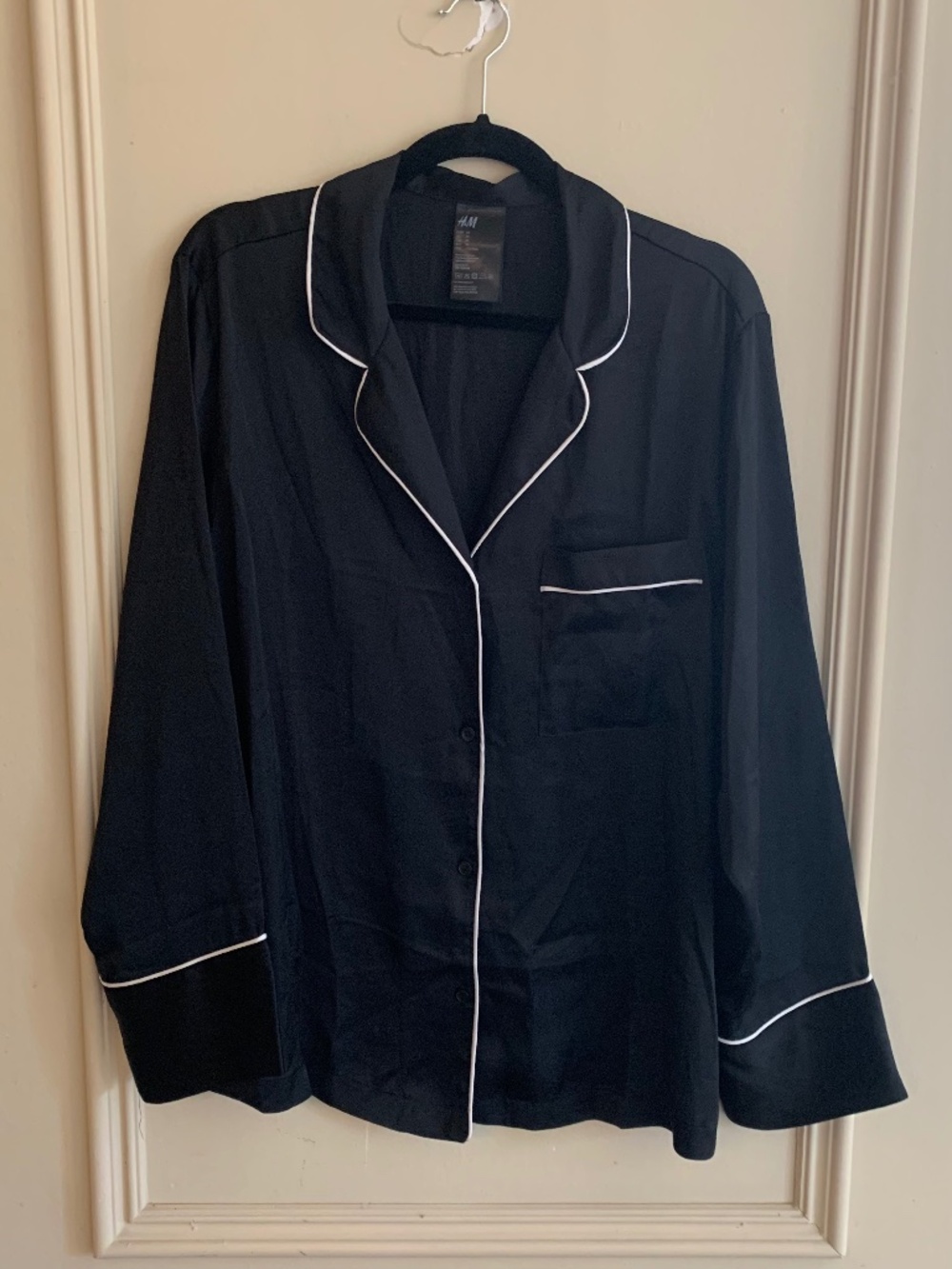 H&M Satin Pyjama Set Top and Bottom Set (M)
